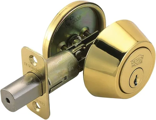 Vista 9 de Design House 702621 - Cerrojo de seguridad de 2-3/8 pulgadas con botón de giro interior, bronce cepillado