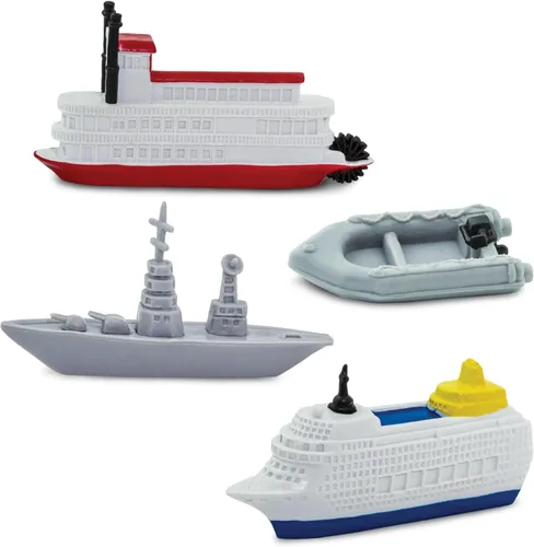 Vista 4 de Safari Ltd. In the Water Bolsa a granel – Juego de juguetes de transporte de agua – Colección de 48 piezas para niños, niñas y niños a partir de 3