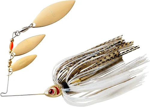 Vista 10 de Booyah Señuelo de pesca Shad Blade-Bait, Pearl Shiner, Mini Shad (3/16 oz)