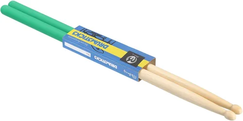 Vista 12 de PATIKIL Baquetas de madera de arce con mango antideslizante, agarre para tambor, 7A, negro, 1 par para percusión de instrumentos musicales