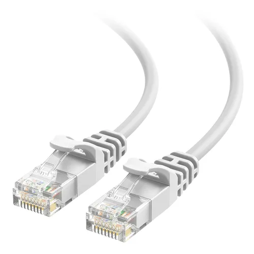 Vista 9 de Cable Matters - Cable Ethernet Cat 6 sin enganches de 10 Gbps, cable Ethernet corto de 1 pie, perfil delgado, cable Cat 6, cable Ethernet delgado