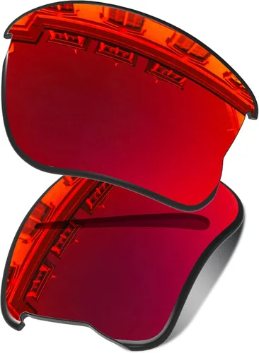 Vista 13 de Lenses Replacement for Oakley Half Jacket 2.0 XL OO9154 62mm - Confirm Fit Scratch Resistant Abrigo de espejo negro polarizado