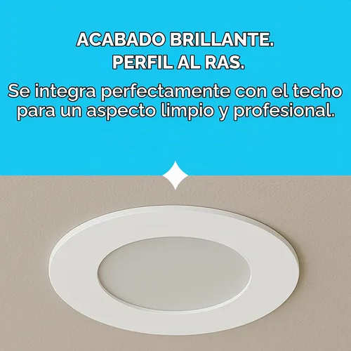 Vista 8 de KASTLITE Anillo de goof redondo, anillo de acrílico blanco