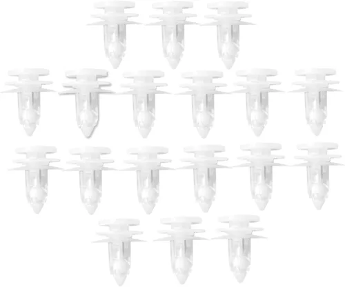 Vista 2 de Lantee 50 piezas de nailon blanco para panel de moldura de puerta, clips de retención de repuesto para Jeep 6505539-AA y 5012874-AA