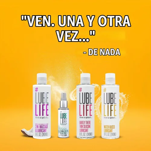 Vista 9 de LubeLife Staycation Combinación de masaje y lubricante 2 en 1, espray de retardo de control climax de 2 onzas líquidas, a base de agua, 8 onzas