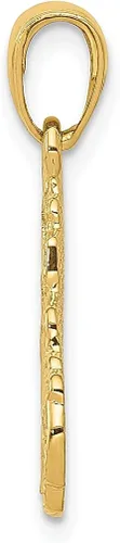 Vista 2 de Collar con colgante de cabina de camión de oro amarillo de 14 quilates para viajes transporte de joyería fina para mujeres regalos para ella