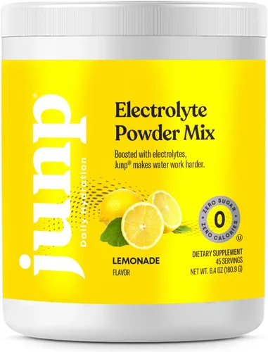 Vista 20 de JUNP Electrolitos en polvo, sin azúcar, sin carbohidratos, mezcla de electrolitos cetogénicos de limonada de bayas, electrolitos en polvo