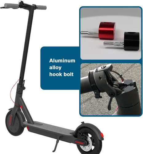 Vista 3 de Create idea 2 unids plegable hebilla gancho pin compatible con Xiaomi M365/Pro/Pro2 Scooter eléctrico reforzado hebilla de bloqueo gancho pin
