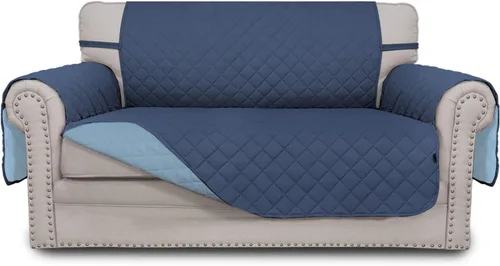 Vista 87 de Easy-Going - Funda reversible para sofá, resistente al agua, con varillas de espuma y correas elásticas, protector de muebles para mascotas y perros