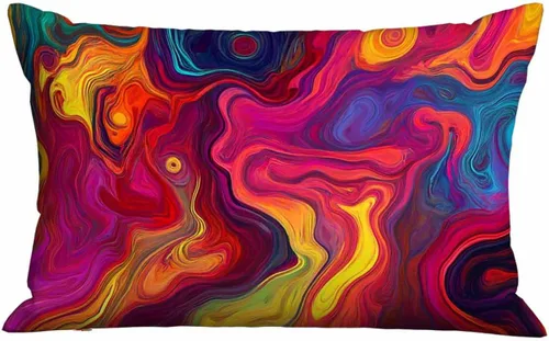 Vista 19 de Mugod Funda de cojín con diseño de lunares negros, sin costuras, para cama, sofá, oficina, 20 x 30 pulgadas