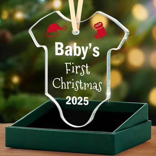Vista 25 de Regalos para papá que espera: regalo de revelación de Navidad para nuevos padres, promocionado a papá nuevo papá por primera vez, adorno de Navidad