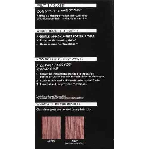 Vista 12 de Schwarzkopf Glossify - Brillo de color personalizable, transparente
