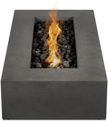 Vista 6 de BBQGuys Signature La Valle - Mesa rectangular de gas natural de 56 pulgadas, color carbono (se envía como propano con kit de conversión)