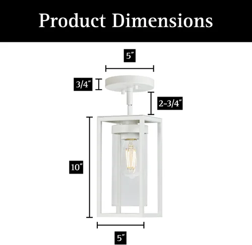 Vista 5 de Ultralux Framework Mini lámpara colgante – Lámpara colgante de altura ajustable con bombilla LED regulable – Lámpara de techo de montaje en Blanco