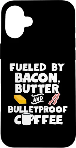 Vista 22 de Bulletproof Coffee Keto Design For Ketogenic Diet Case for iPhone 16