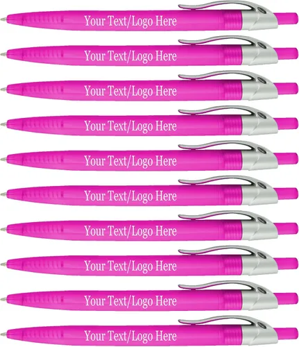 Vista 7 de SyPen Bolígrafos personalizados con tu logotipo o texto personalizado, paquete de 500 unidades a granel para negocios, fiestas y eventos, bolígrafos