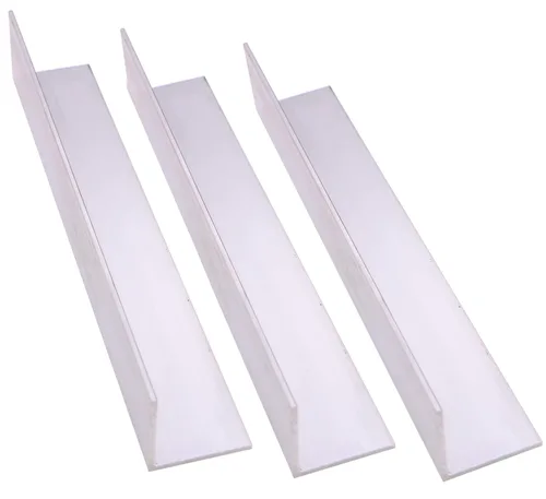 Vista 6 de VERNUOS Ángulo de aluminio 6061 de 3 x 3 x 1/4 pulgadas, 12 pulgadas de longitud, molino T6511, grosor de 1/4 pulgadas
