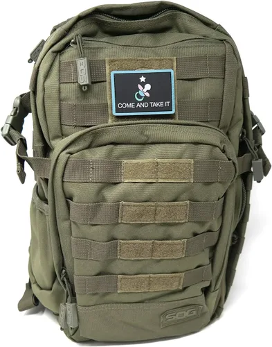 Vista 3 de Come and Take It - Bolsa de pañales para chupete, parche de PVC con gancho y bucle Divertido parche táctico