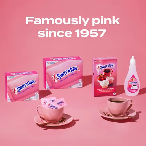 Vista 6 de Sweet'N Low Paquetes edulcorantes cero calorías, 1000 unidades, Kosher y sin gluten, bajo índice glucémico, paquetes individuales de edulcorantes