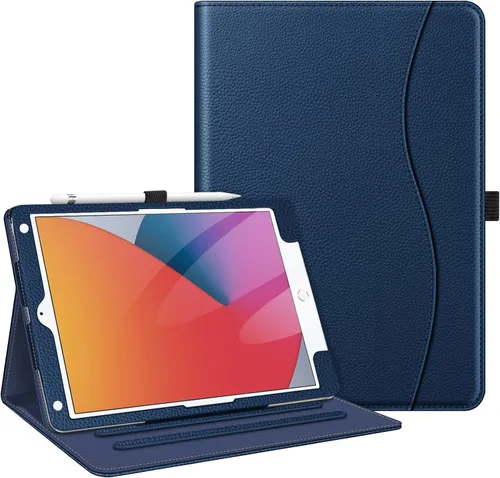 Vista 23 de Fintie - Funda para iPad de 9ª / 8ª / 7ª generación (2021/2020/2019) de 10.2 pulgadas - [Protección de esquinas] Funda con soporte de visualización