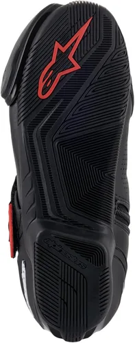 Vista 6 de Alpinestars SMX-1 R V2 - Botas de motocicleta ventiladas para hombre, botas de equitación cortas, con certificación CE Negro/Rojo