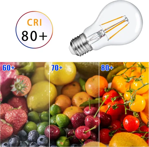 Vista 5 de FAGUANGAO Bombillas LED A19 del anochecer al amanecer para exteriores, equivalente a 6 W 60 W, 2700 K blanco cálido, 650 lúmenes, bombilla
