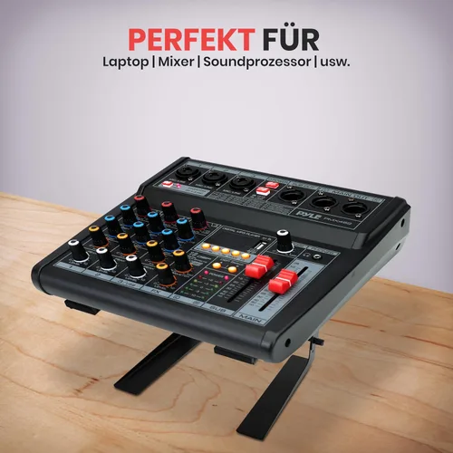 Vista 5 de PYLE-PRO PLPTS25 Soporte de computadora o laptop para DJ