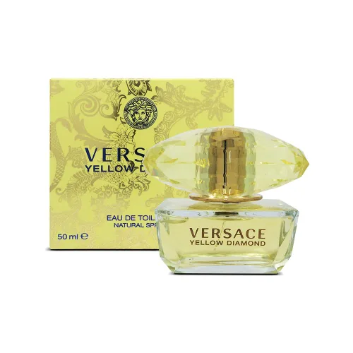 Vista 6 de Versace Yellow Diamond - Eau de Toilette en espray para mujer, 6.7 oz