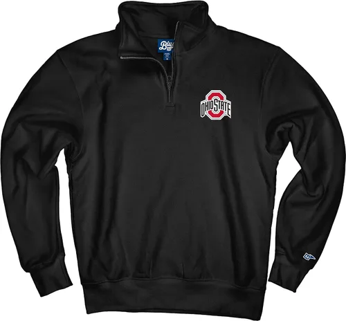 Vista 17 de Blue 84 Sudadera con cremallera de un cuarto para hombre de la NCAA