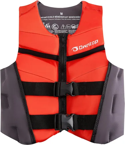 Vista 7 de Owntop Chaleco de natación para niños y jóvenes Chaqueta de natación de neopreno ligera y de secado rápido Kayak, entrenamiento de natación