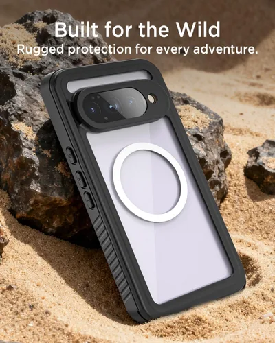 Vista 7 de Miimall Funda impermeable para Google Pixel 11 Pro XL, a prueba de caídas militares de 12 pies, IP68 impermeable, protección de cuerpo completo