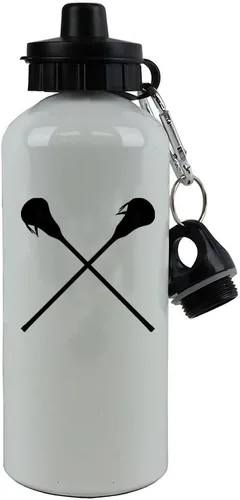 Vista 6 de Botella de agua deportiva personalizada con acabado de aluminio de 20 onzas, 20.3 fl oz, personalizable