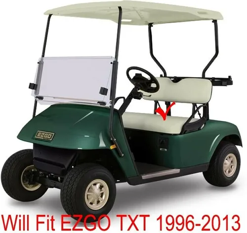 Vista 3 de Huskey Parts Company EZGO - Funda de asiento delantero naranja con costuras de diamante Medalist TXT 94-13, carrito de golf, 2 unidades naranja