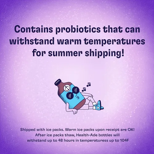 Vista 2 de Health-Ade Kombucha Tea - Bebida orgánica, té fermentado con probióticos vivos, ácidos desintoxicantes, apoya la salud intestinal, sin OMG, vegano