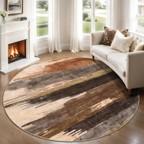 Vista 42 de Ciicool Alfombra moderna abstracta de 2 x 3 pulgadas, lavable, pequeña, antideslizante, de pelo bajo, alfombra de entrada plegable para cocina