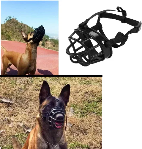 Vista 4 de Pitbull Bozales - Cesta antimordeduras para perros grandes y medianos, bozal ajustable Westie Springer Spaniel, bozal de entrenamiento transpirable