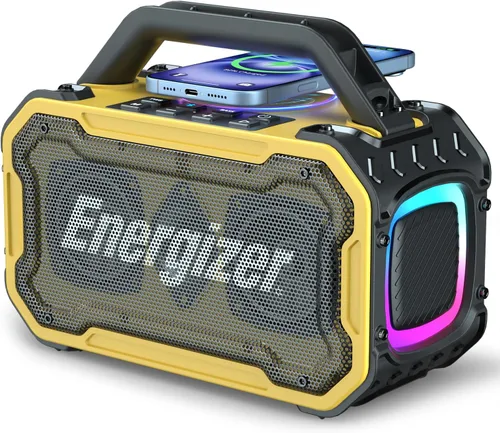 Vista 12 de Energizer Outdoor Bluetooth Speakers, 100W Peak Portable Wireless Speaker