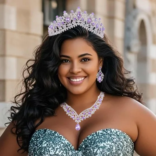 Vista 6 de Kamirola - Corona de reina y tiara corona de princesa para mujeres y niñas, diademas de cristal para novias, disfraces góticos de Halloween