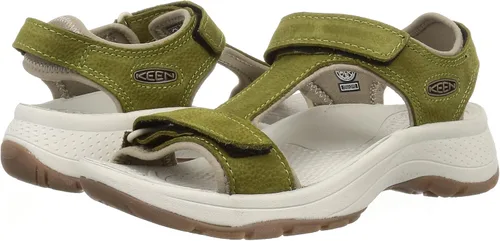 Vista 7 de KEEN Astoria West - Sandalias de cuña con correa en T para mujer