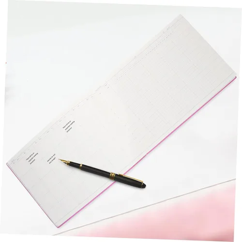 Vista 9 de NUOBESTY Planificador Bloc de notas para programar material de papel antiadherente pequeño portátil ideal para oficina Rosado