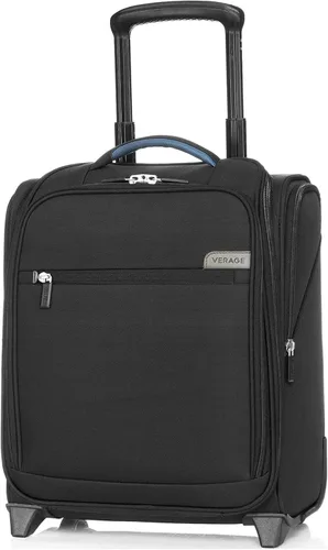 Vista 19 de Verage Equipaje de mano debajo del asiento de 14 pulgadas con ruedas giratorias y puerto de carga USB, maleta con ruedas para aerolíneas, bolsa Negro
