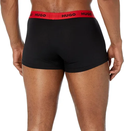 Vista 3 de HUGO Paquete de 3 baúles de algodón elástico para hombre