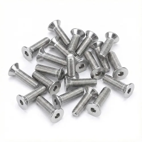 Vista 19 de Tornillos Phillips M1.6 x 4 mm avellanados de cabeza plana NACX, A2-70, tono plateado, acero inoxidable 304, 100