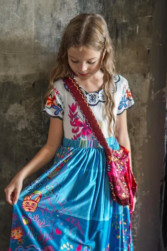 Vista 3 de Disfraz de Halloween iluminado para niñas, ropa de vestir para niña, traje de cumpleaños de 2 a 10 años