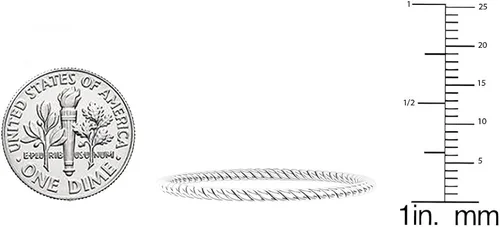 Vista 4 de Anillo de boda de oro de 14 quilates para mujer, Oro