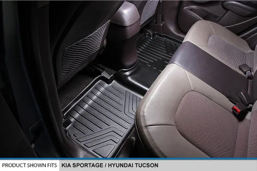 Vista 2 de SMARTLINER Alfombrillas de piso de ajuste personalizado para Hyundai Tucson 2010-2013