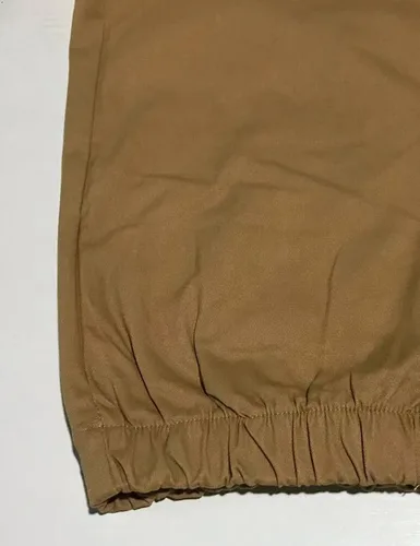 Vista 6 de Pantalones de jogging para hombre, pantalones deportivos de senderismo, pantalones deportivos casuales con cordón para fitness, A-caqui