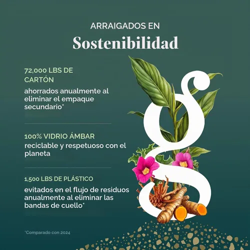 Vista 9 de Gaia Herbs Cúrcuma Supreme Joint Health, 60 cápsulas veganas