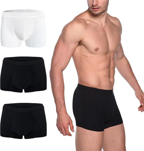 Vista 12 de AIRCUTE Washable Absorbency Urinary Incontinence Underwear for Men Bladder Leakage Protection Boxer Briefs, 3 Pack
