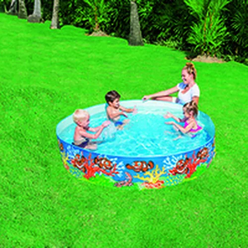 Vista 10 de Bestway Piscina Rigida Infantil PVC Marina 183x38 cm +2 Años Jardin 55030